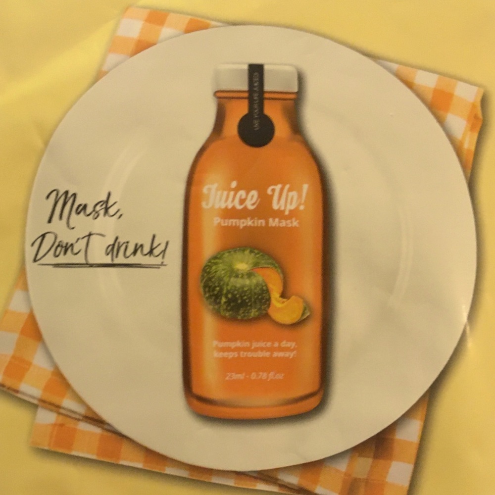 LAB for you juice up pumpkin mask/superfood 🎃